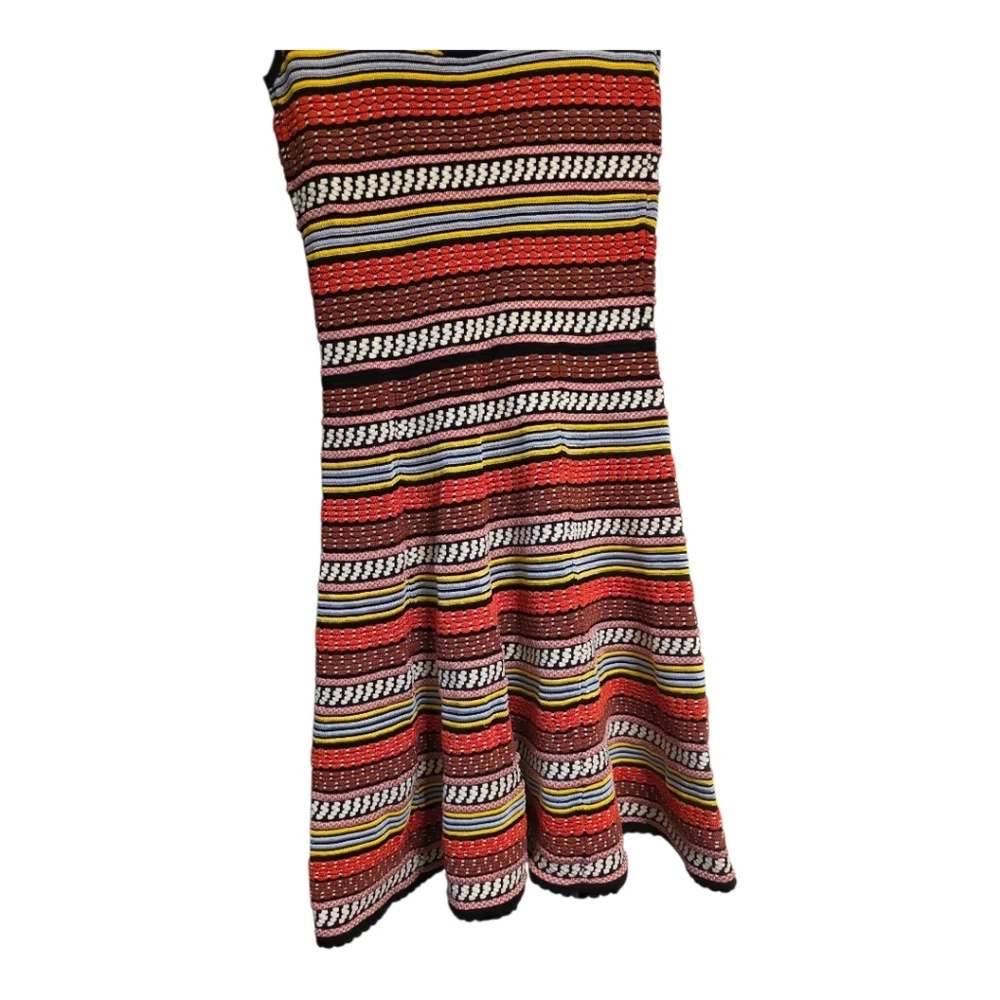 RONNY KOBO Fit & Flare Striped Knit Dress - Size‎ Small